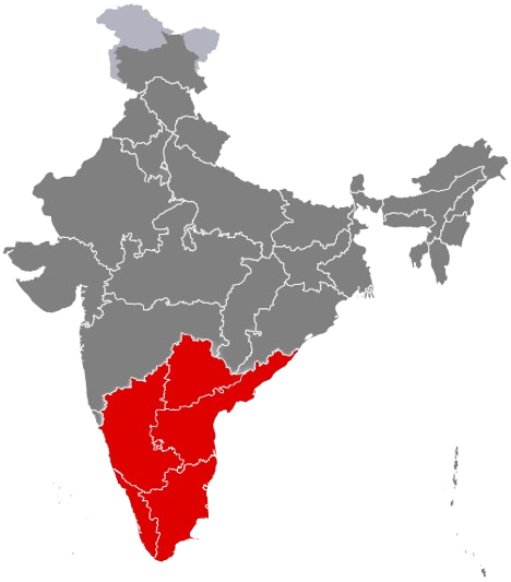 South India Map